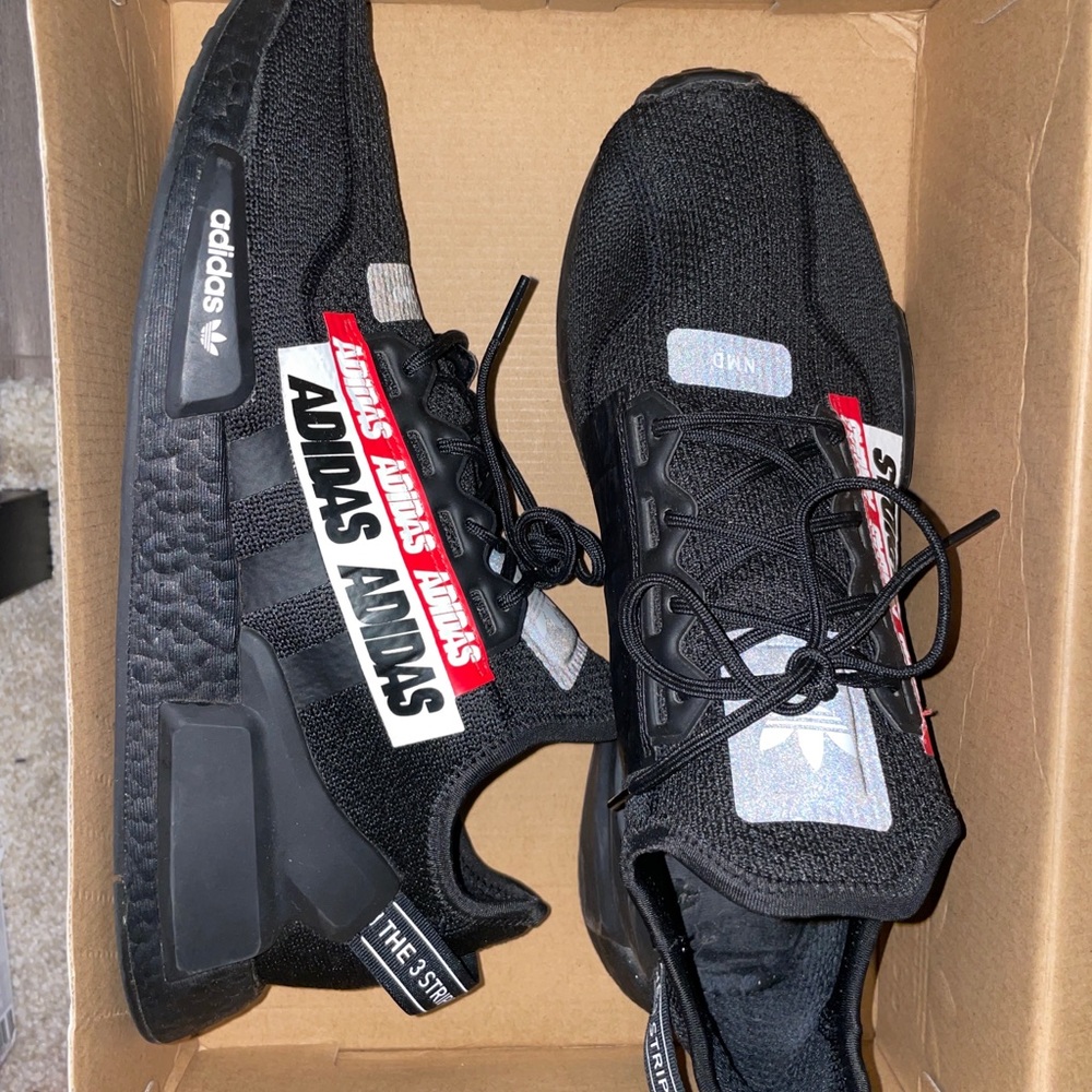 Adidas NMD Black red white